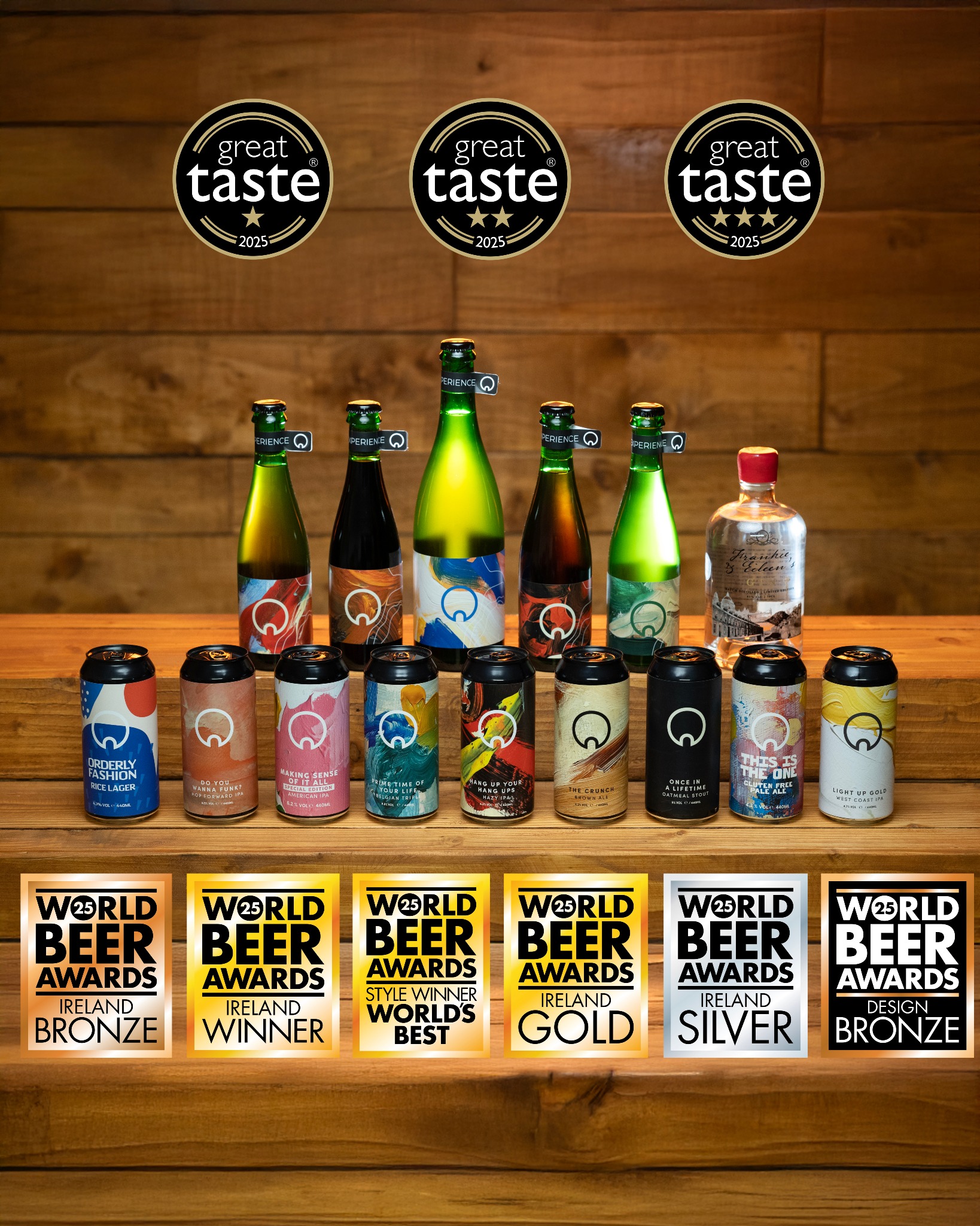 Award winning Our brewery beers